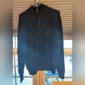 JoS. A. BANK MENS BLACK SWEATER, CLASSIC COLLECTION, SIZE MEDIUM